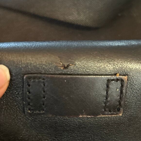 Timbuk2 Phoebe Dahl Jet pack Black leather canvas backpack. - Picture 6 of 7